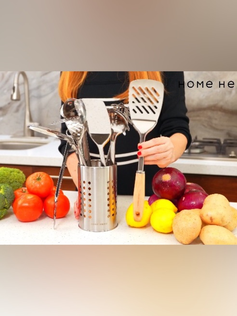 ❤️ $1 CLOSET SALE ! •10/$10 •💋
Stainless Steel Utensil Holder - Picture 6 of 7